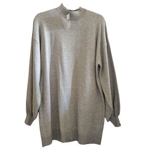 FOREVER 21 Cozy Gray Sweater Dress